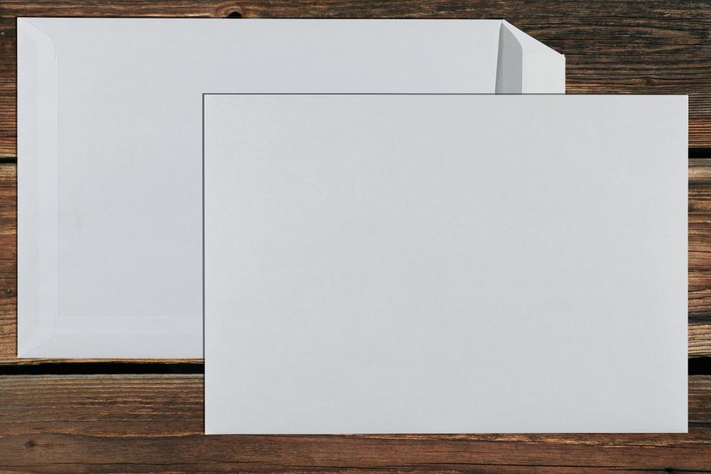 Versandtaschen B5 176x250 mm Haftklebend Weiß 90 g/qm